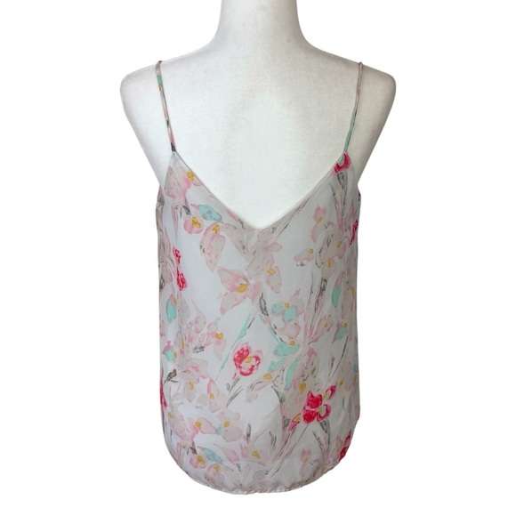 Skies Are Blue White Floral Tank Size M - Picture 4 of 9
